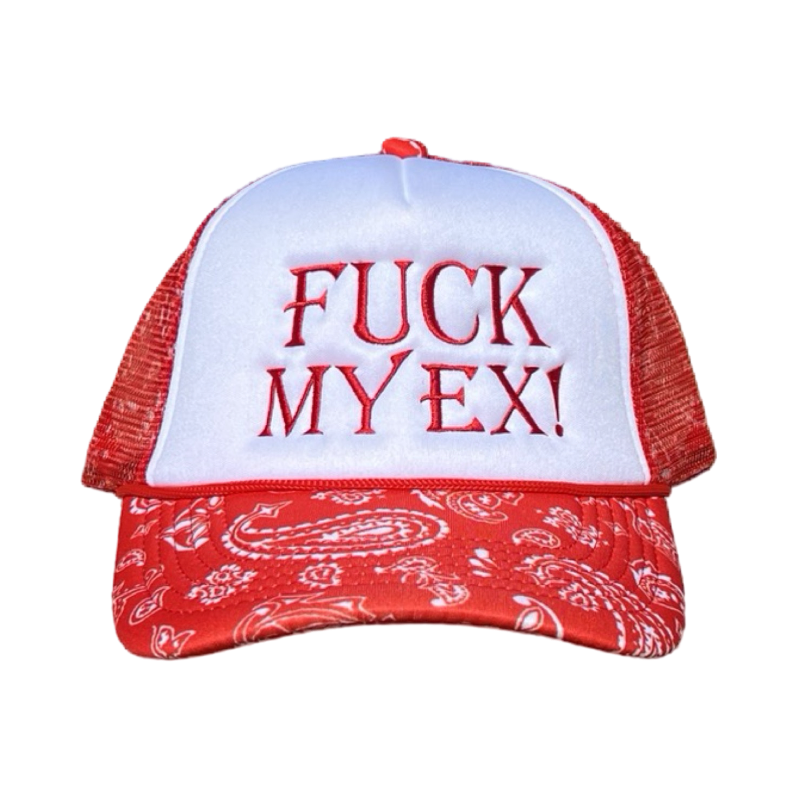 ‘Fuck My Ex!’ Red Bandana Trucker