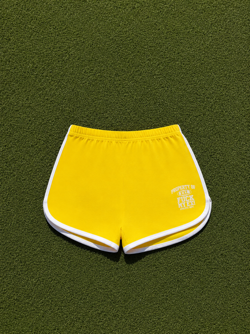Yellow FME Shorts