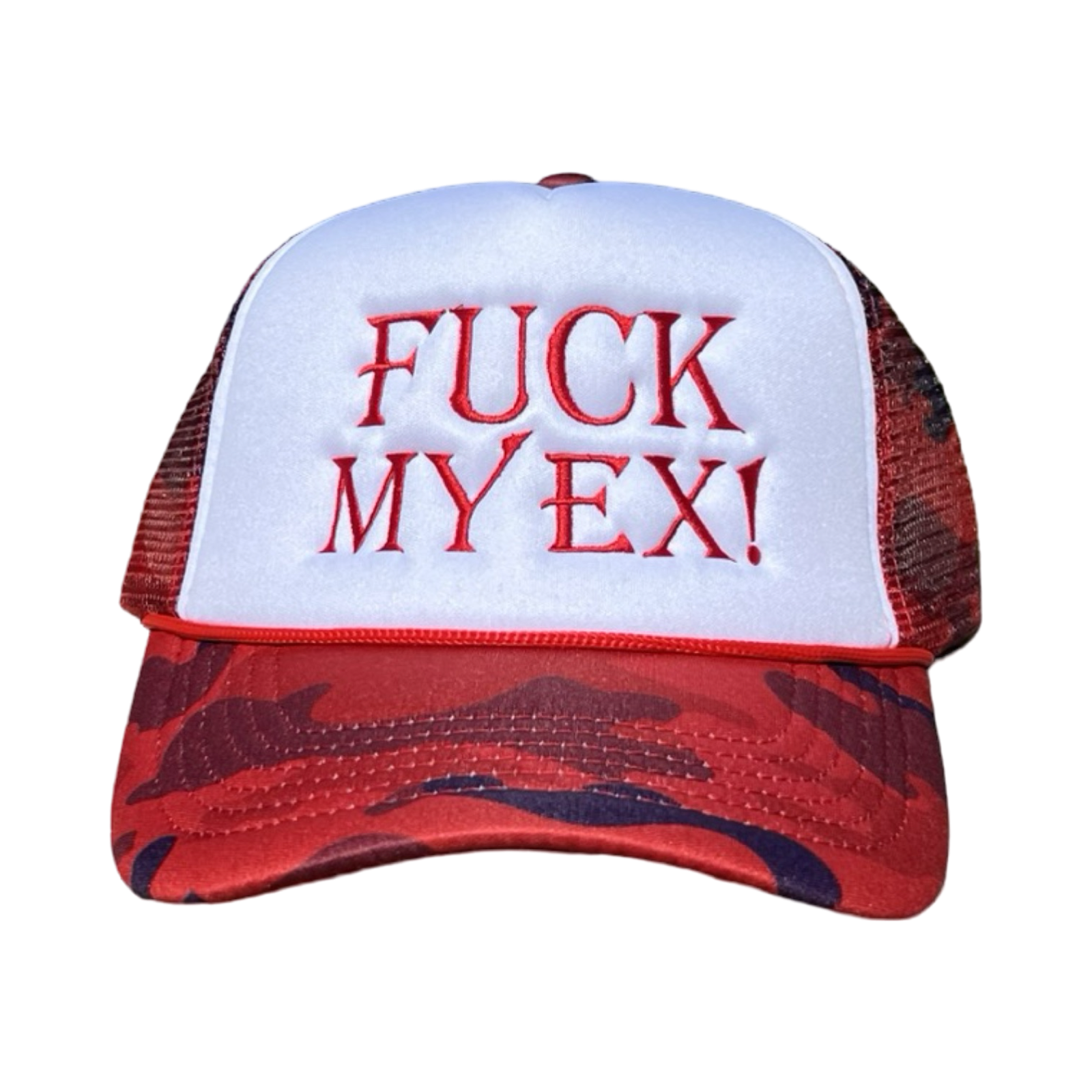 ‘Fuck My Ex!’ Red & White Camo